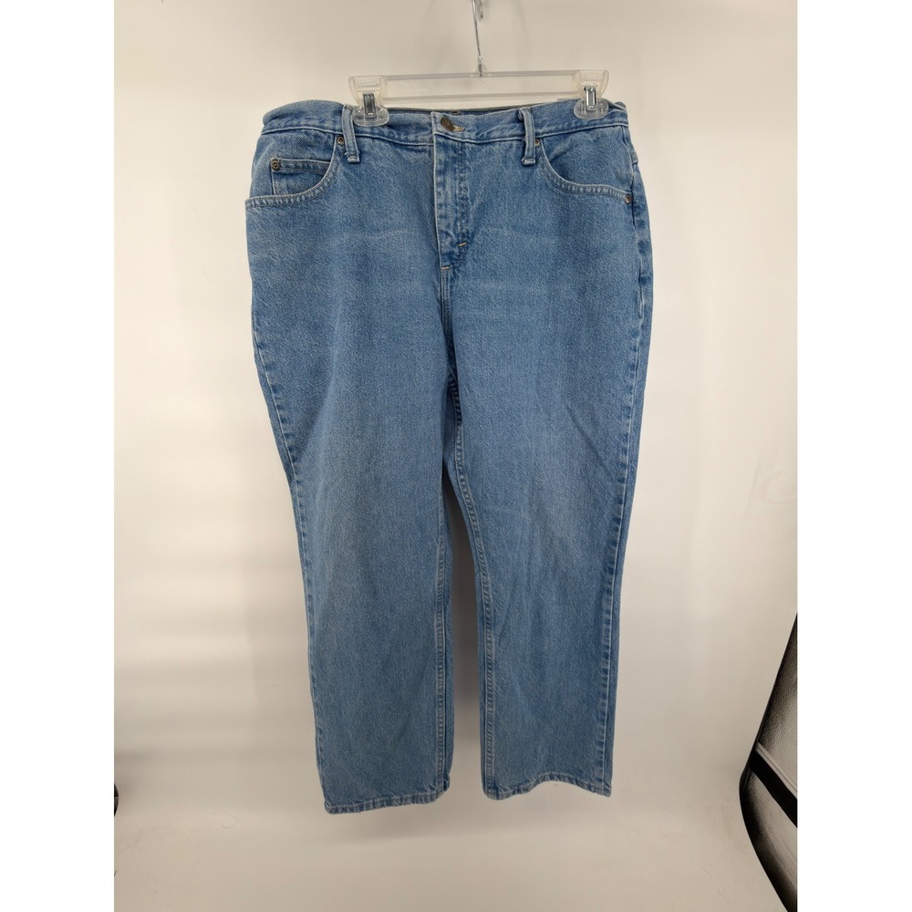 Vintage Riders by Lee Jeans Womens 16P Blue Relaxed High Rise Denim Mom Petite